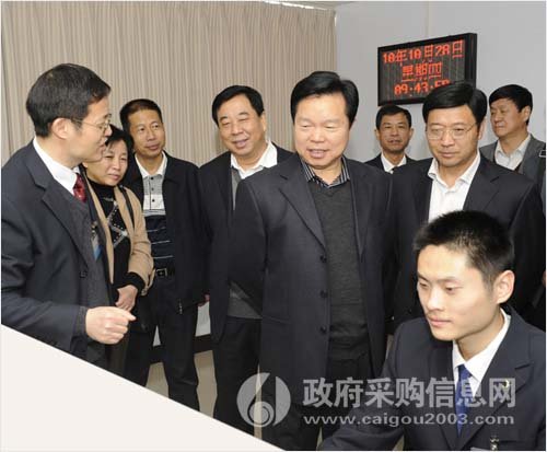 新乡市市长李庆贵为电子化采购系统建设总结了三大意义。
