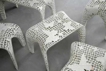 3D打印的家具。
