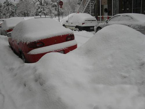 一场大雪过后 你的爱车你还能认出来吗