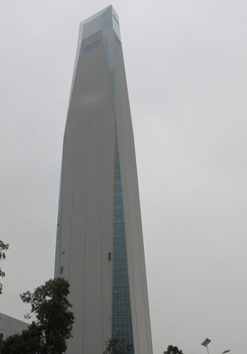 通力电梯最高测试塔在昆山启用