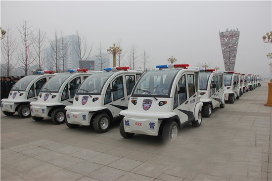 菏泽市城管新增37辆执法车为“创城”护航