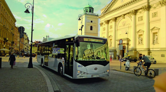 比亚迪纯电动公交登陆海外市场