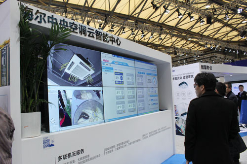 一年一度备受关注的AWE家博会在上海如期举行，海尔“全明星”阵容的全系空调产品亮相。