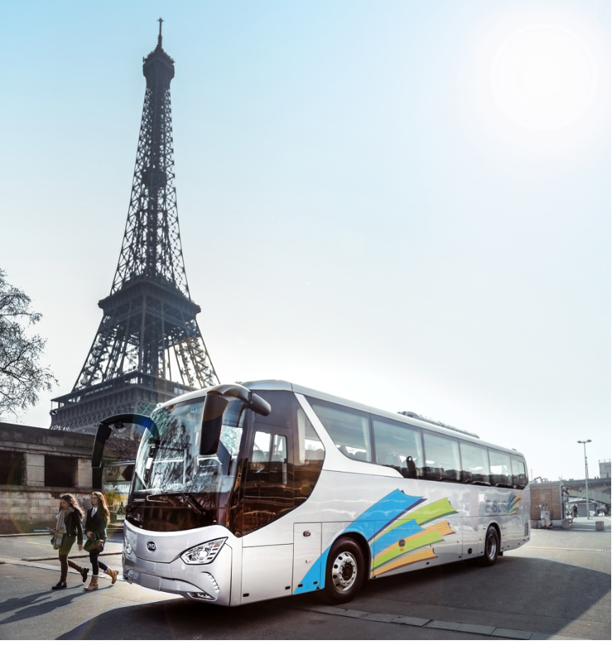 比亚迪携纯电动客车亮相欧洲 参加气候大会