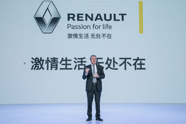 雷诺高级副总裁，东风雷诺汽车有限公司总裁 达业先生宣布全新中文品牌主张