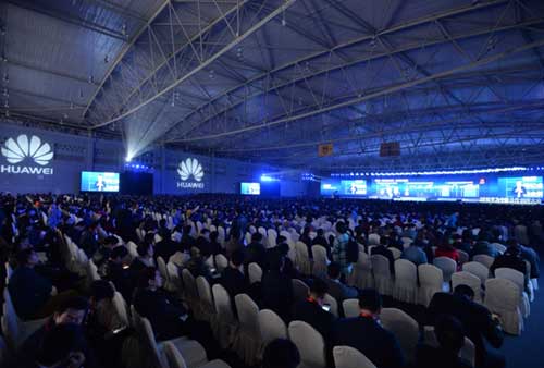 2016华为中国合作伙伴大会现场 2016华为中国合作伙伴大会现场