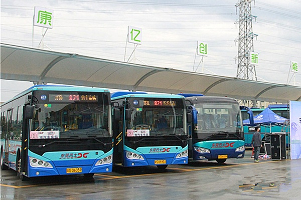 东莞巴士投放首批纯电动公交车