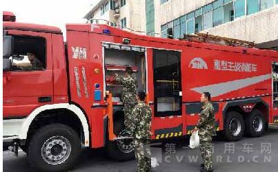湖南澧县购置18吨重型水罐消防车