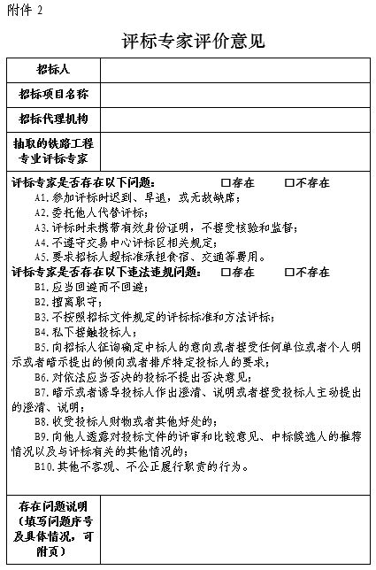 新《铁路建设工程评标专家库及评标专家管理办法》10大看点