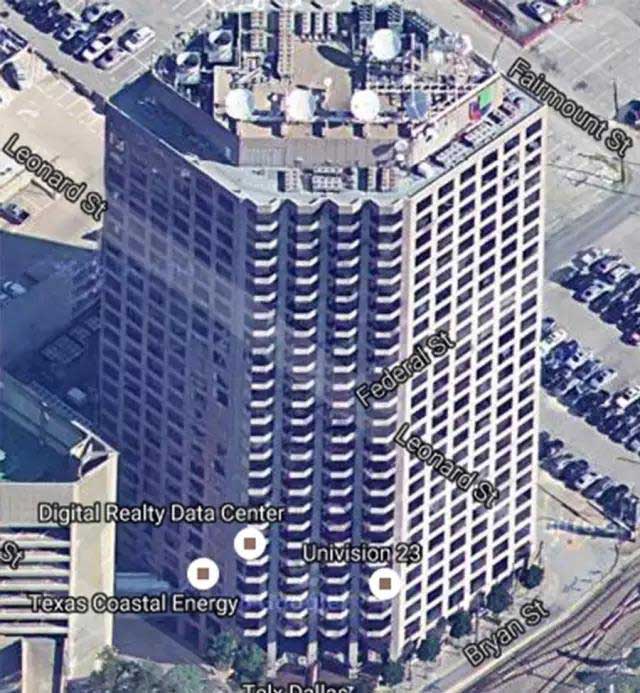 图17：DRT Dallas数据中心Google earth俯视图