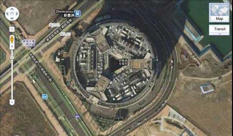 图14：@TOKYO数据中心在电子地图系统中的卫星图