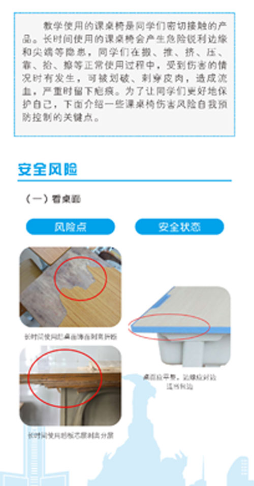 《课桌椅学生安全使用指引》发布实施